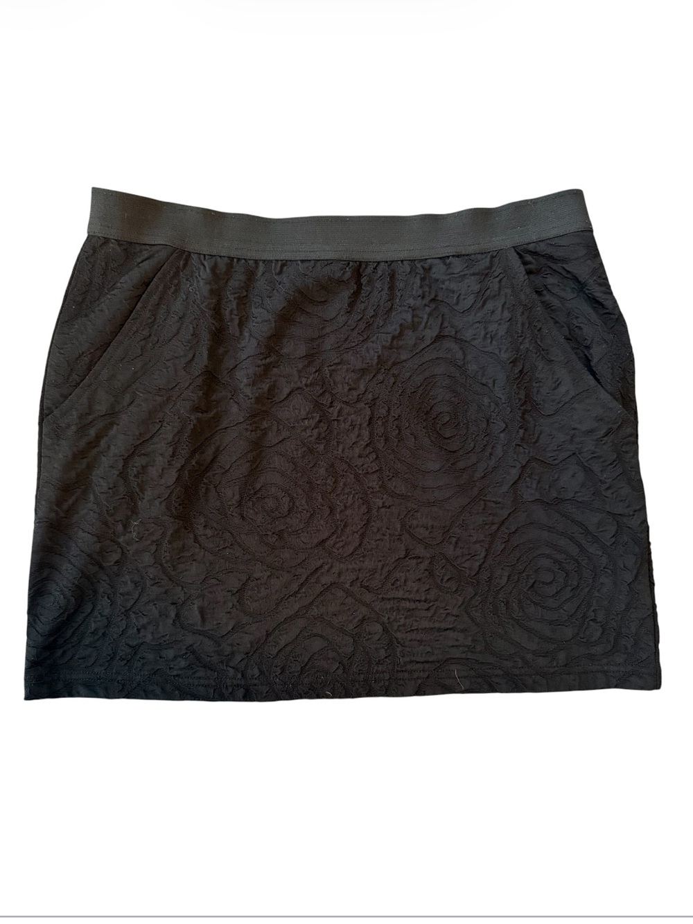 Urban Outfitters Silence + Noise Black Textured Mini Skirt L Y2K
